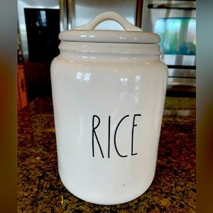 Rae Dunn Large Rice Jar